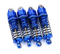 Amortiguador Coche Rc Para Arrma Para Granite Para Grom Para Typhon Para Mojave 1/18 1/14 Para Piezas Mejora 4 Amortiguadores Delanteros Traseros Metal(Blue)