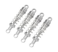 Amortiguador Coche Rc Para MN Para MN78 Para MN82 Para MN168 Para MN99s V2 60mm Amortiguador Metal Relleno Aceite Para Coche RC Piezas Repuesto Ajustables Para Actualización Accesorio(Silver,4pcs)