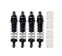 Amortiguador Coche Rc Para Traxxas Para Mini Para Maxx 87mm GPM Aleación Delantera Trasera Ajustable Para Reparación Amortiguadores Resorte Accesorios Actualización Piezas Repuesto(Black)