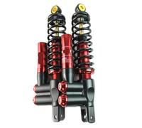 Amortiguador de Aire Trasero invertido para Motocicleta, suspensión Universal de 320mm, Compatible con BWS Xmax Aerox Pcx125 150 RSZ NIU(Black Red)