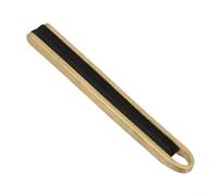 Amortiguador de banjo de metal para efectos de silencio de trastes, silencioso, tono dorado, para todos los estilos, cierre de 8 cm de largo