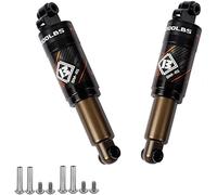 Amortiguador de bicicleta de descenso, 2 piezas de suspensión trasera for bicicleta de montaña, amortiguador hidráulico for bicicleta eléctrica de montaña 120/125/150/165/190 mm(120mm/550LBS)