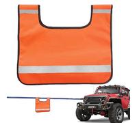 Amortiguador de cable de cabrestante para recuperación - Cubierta de seguridad naranja reflectante reforzada | Cojín de absorción de choque para cable de cabrestante, para rescate en carretera