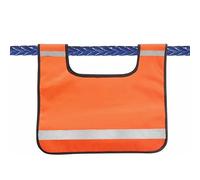 Amortiguador de cabrestante - Manta de seguridad reflectante naranja con bolsillo - Cojín de cable amortiguador de cuerda de cabrestante de coche, para camiones de rescate de carretera, vehículo
