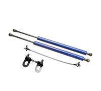 Amortiguador De Capó Delantero Para Ford Para Mustang 2005-2009 Amortiguador De Gas Modificado Soporte De Elevación Resorte Amortiguador De Gas Motor Amortiguadores(Blue Carbon Fiber)