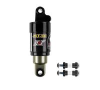Amortiguador de choque de bicicleta, amortiguador hidráulico con tornillos de buje Muelle de bicicleta Amortiguador trasero para bicicletas de montaña de carretera de 125 mm/150 mm/165 mm/185 mm