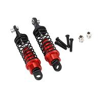 Amortiguador de Choque RC, 2 Piezas de Repuestos Metal RC compatible con A959, para coches RC rojo, para diferentes usos como carreras, stunts y manejo diario