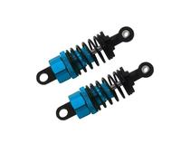 Amortiguador de Choque RC para Tamiya TT02 TT01 M05 para HPI para HSP para Kyosho 1/10 RC En Derrape Carretera para Coche De Carreras Amortiguador Aceite Aleación Aluminio(Blue)