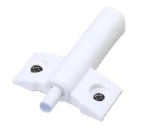 Amortiguador de cierre suave y silencioso, Tope de puerta de armario de cocina Invisible, amortiguadores de cajón con tornillos, accesorio de Hardware for muebles, 1 ud. (Color : White)
