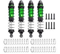 Amortiguador de Coche RC Compatible Con Losi Para Mini Para LMT 1/18 RC Car Monster Truck Piezas De Actualización Accesorios 1 Juego De Amortiguadores De Aceite De Aleación De Aluminio(Green)