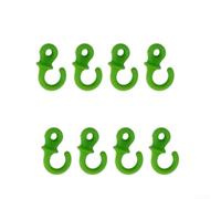 Amortiguador de cuerda de arco compuesto, 48 estabilizadores de cola de mono, goma suave para un mejor rendimiento (8 unidades, verde)