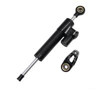 Amortiguador de dirección ajustable para modelos de scooter mejora la estabilidad y reduce el balanceo delantero para Zero y para VSETT 10 (negro)