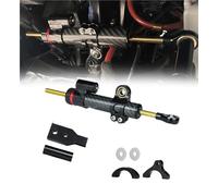 Amortiguador de dirección Amortiguador De Dirección para Honda para Forza 350 2018- Kit Soporte para Motocicleta(Nero)