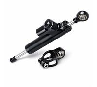 Amortiguador de dirección, CNC universal estabilizador lineal invertido con soporte de montaje para motocicletas de carretera, off-road y touring