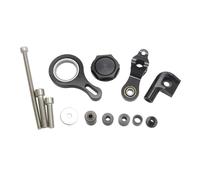 Amortiguador De Direccion Estabilizador Kit De Montaje Del Estabilizador Del Soporte Del Amortiguador De Dirección De La Motocicleta Para Y&amaha YZF R6 YZFR6 2006-2016 2007 2008 2009 2010(NEGRO)