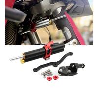 Amortiguador de dirección Kit De Soporte para Amortiguador Dirección Motocicleta para Ducati Multistrada MTS 950/1200/1260 /V2(Nero)
