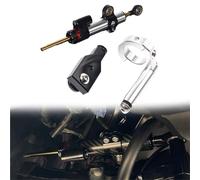 Amortiguador de dirección Kit De Soporte para Amortiguador Dirección Motocicleta, para Honda, para Forza 350 NSS350(Silver)