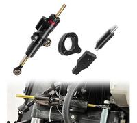 Amortiguador de dirección Kit De Soportes Estabilizadores Dirección para Motocicleta para Honda para FORZA350 NSS350 2021-2023 2022(Nero)