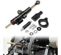 Amortiguador de dirección Kit De Soportes para Honda para FORZA350 NSS350 2021-2023 2022 Amortiguador Estabilizador Dirección para Motocicleta(Nero)