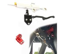 Amortiguador de dirección para Ducati Multistrada MTS 950/1200 1260 V2 Accesorios para Motocicleta: Amortiguador De Dirección(Silver)