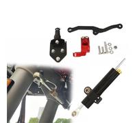 Amortiguador de dirección para Ducati Multistrada MTS 950/1200 1260 V2 Amortiguador De Dirección para Motocicleta Kit Soporte(Nero)