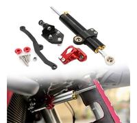 Amortiguador de dirección para Ducati Multistrada MTS 950 1200 1260 V2 Pieza para Motocicleta: Kit De Montaje del Soporte para Amortiguador Dirección(Nero)