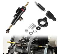 Amortiguador de dirección para Honda para FORZA350 NSS350 2021-2023 2022 Amortiguador Estabilizador De Dirección para Motocicleta Kit Soportes(Nero)