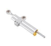 Amortiguador De Dirección Soporte Regla Titanio Modificado Para Asiento Fijo Para YZF-R3 2019 2020 2021 2022 2023 2024 2025(Silver Double-tube damper)