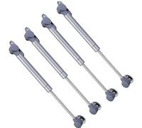 Amortiguador de gas, Paquete de 4 kits de puntales de elevación a gas for gabinetes, rango de fuerza de 80 N a 150 N(Rubber Core,80N)