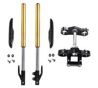 Amortiguador de Horquilla Invertida Delantera de 630MM, 45MM for Dirt Pit Bike CRF KLX con Cubierta Protectora(B)