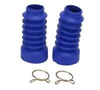 Amortiguador de impacto frontal para motocicleta, cubierta antipolvo de goma para DIO 18/27/28/34/35 (Azul)