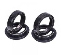 Amortiguador de Impacto Frontal para Motocicleta, Sello de Aceite para Amortiguador de Horquilla, 33x43x10,5 33 43, Sellos de Cubierta, 2 Piezas, 4 Piezas(2pc Seal 2pc Cover)