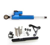 Amortiguador de manillar Compatible Con CB1000R 2008-2016 Kit Montaje Soporte Estabilizador De Amortiguador De Dirección De Aluminio Para Motocicleta Amortiguador De Dirección De Motocicleta(Blue)