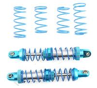 Amortiguador de metal ajustable para coche trepador de control remoto SCX10-4 D90 escala 1/10 (80mm)