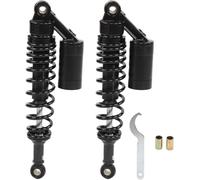 Amortiguador De Motocicleta Aramox, Par De Amortiguadores De Motocicleta Universal De 340 Mm, Resorte De Suspensión Trasera Para ATV SUV(negro)