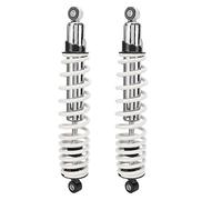 Amortiguador de Motocicleta de 380mm, KIMISS 1 Par 5 Engranajes Amortiguador de Suspensión Ajustable para ATV Go Kart Scooter Dirt Pit Bike