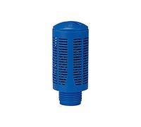 Amortiguador de plástico con relleno de granulado, G 1, presión de funcionamiento máx. 12 bares, temperatura de funcionamiento: -20 °C a 70 °C.