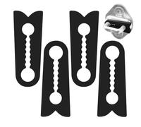 Amortiguador de puerta automotriz, juego de topes silenciosos, almohadillas antigolpes, diseño de fácil instalación, protección interior mejorada del coche, reducción del ruido, mejora la comodidad