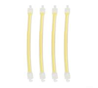 Amortiguador de raqueta de tenis de 4 piezas hecho de material de silicona, amortiguador que reduce la vibración para un mejor control, con diseño ligero en colores mixtos, amarillo, rojo, azul