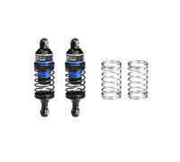 Amortiguador de resorte progresivo ajustable delantero o trasero de aleación de aluminio 63 mm para Traxxas 1/16 Mini Slash 4X4 Camión de curso corto-108164-1 - Azul