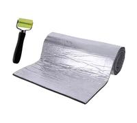 Amortiguador de sonido y aislamiento térmico para, espuma de celda cerrada para puerta de garaje, capós de maletero, estera amortiguadora de, 20x79 pulgadas