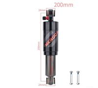 Amortiguador de suspensión de bloqueo de aire trasero para bicicleta de montaña, hecho de aleación de aluminio, presión ajustable para una mejor absorción de vibraciones 125 200 mm (200 mm)