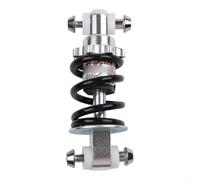 Amortiguador de suspensión trasera de aleación de aluminio para bicicleta eléctrica de montaña, componente de amortiguación, acabado negro, varios tamaños disponibles (100 cm, 500 libras)