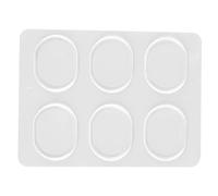 Amortiguador de Tambor, Almohadillas de Silencio de Silicona para Reducir el Volumen, 6 Piezas Portátiles para Rendimiento (Transparente)