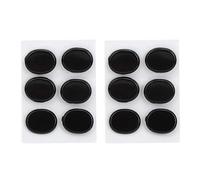 Amortiguador de tambor de silicona 12PC, almohadillas de gel autoadhesivas para amortiguadores de tambor para control de tono de tambores