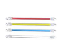 Amortiguador de Tenis, Paquete de 4, Amortiguador de Vibraciones de 4,13 Pulgadas, antivibrador, Amortiguador de Vibraciones, Silicona, Amortiguador de Cuerdas, Piezas de Repuesto, Color Negro