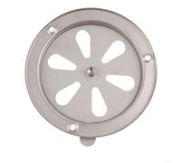 Amortiguador de ventilación de acero inoxidable de 125 mm, control de conducto redondo para cámara de prueba de horno, regulador de flujo silencioso