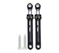 Amortiguador de Vibraciones 80N para Lavadora para siemens para iq300 para iq500 para repuesto para tambor Silencioso Estable Negro(2+2*bolts)