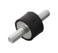 Amortiguador de vibraciones de goma para m3, M5, M6, metal, vibración, pie antivibración, para lavadora, compresor generador (M5 x 12 mm (15 mm x 10 mm)
