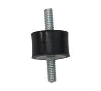 Amortiguador de vibraciones de goma para m3, M5, M6, metal, vibración, pie antivibración, para lavadora, compresor generador (M4 x 10 mm (15 mm x 10 mm)